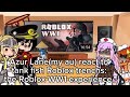 {gacha nebula} ⚓ Azur Lane(My au) react to Tank fish Roblox trenchs: the Roblox WW1 experience.