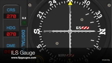 ILS Gauge - Saitek/Logitech Flight Information Panel & SPAD.neXt
