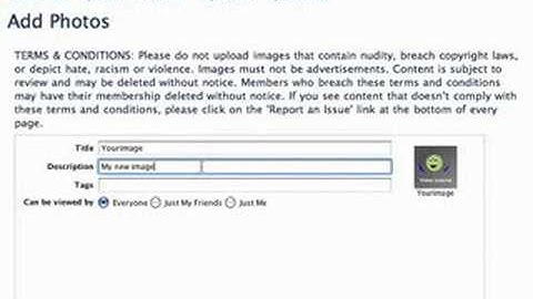 How to upload an image on buZZ.org.au