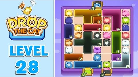 Drop The Cat Level 28 Walkthrough Solution