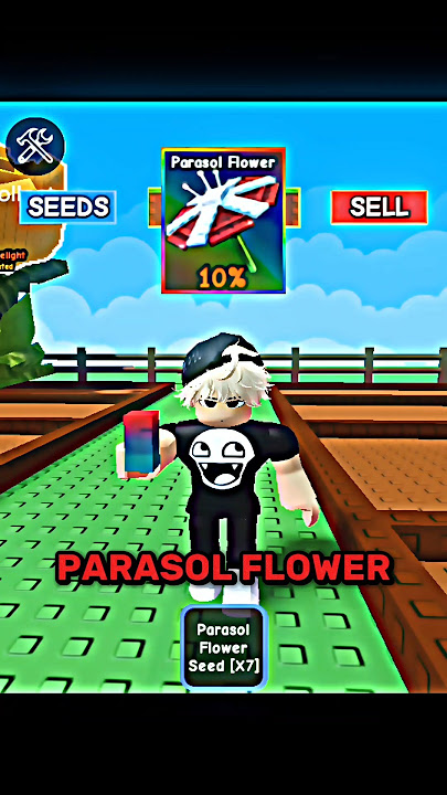 Grow a Garden New Parasol Flower💀#roblox #growagarden #trending