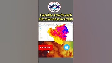 Calculate Area for Each Elevation Class in ArcGIS | DEM to Polygon | #shorts #topographicmap