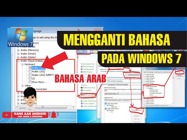 Cara Merubah Bahasa Indonesia Ke Bahasa Arab Pada Komputer Laptop Windows 7 class=