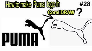 How To Draw Puma Logo In Corel Draw 12 Step By Step