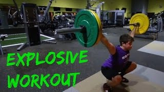 Explosive Total Body Workout | Olympic Lifts | Speed Work