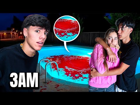 Video SE VEDI del SANGUE in PISCINA alle 3 di NOTTE, corri! (NON è SICURO)