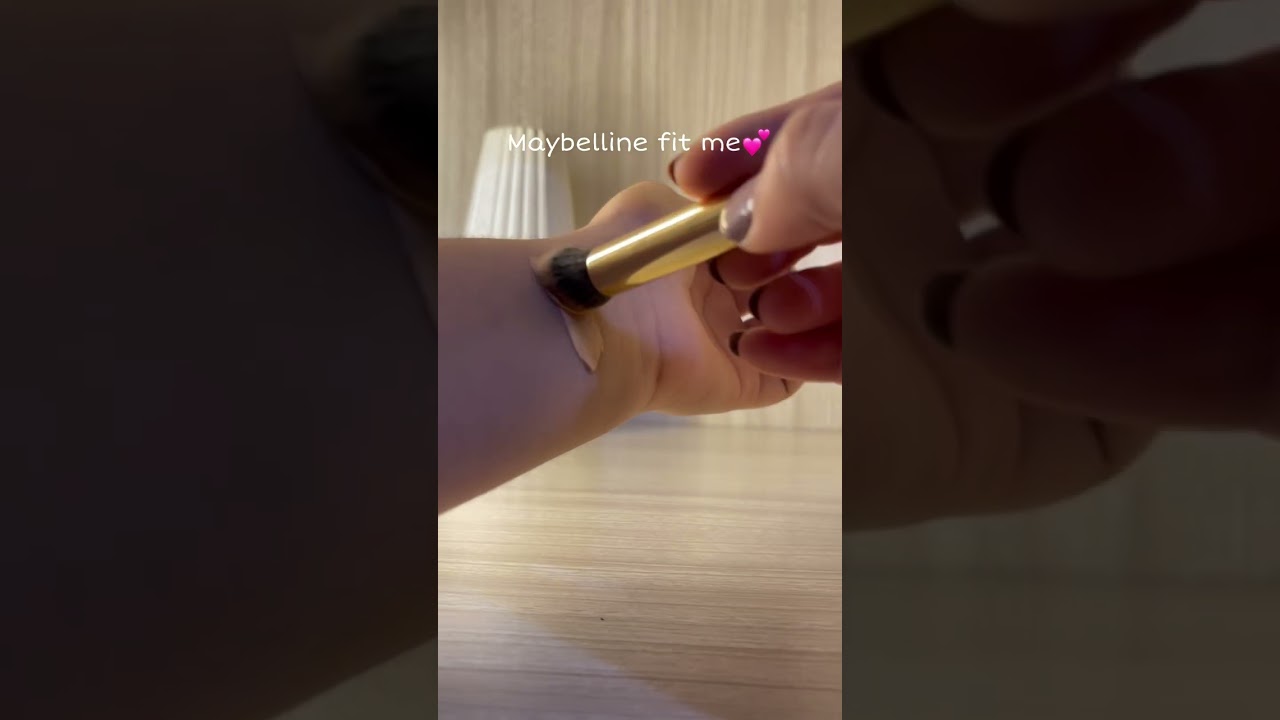 Maybelline fit me foundation ❤️ with 16 hours oil control ✨