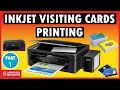 Visiting Card Printing In INKJET Printer Using Powder Sheet | Part 1/2 | Buy @ abhishekid.com