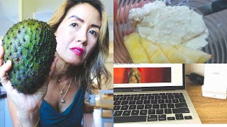 VEGAN Soursop Ice Cream, Harvesting a Papaya & Amazon Finds | April Favorites (2021) #wellness