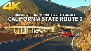 [FULL VERSION] CALIFORNIA STATE ROUTE 1 - Driving from Morro Bay to Carmel Beach, California, 4K UHD