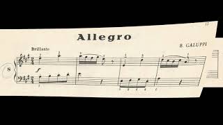 Allegro - Baldassarre Galuppi #classica #Galuppi #piano