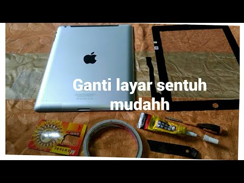 Cara ganti Layar Sentuh Apple iPad 3. 
