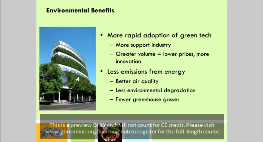 Tax Incentives for Green Buildings 2012 - YouTube