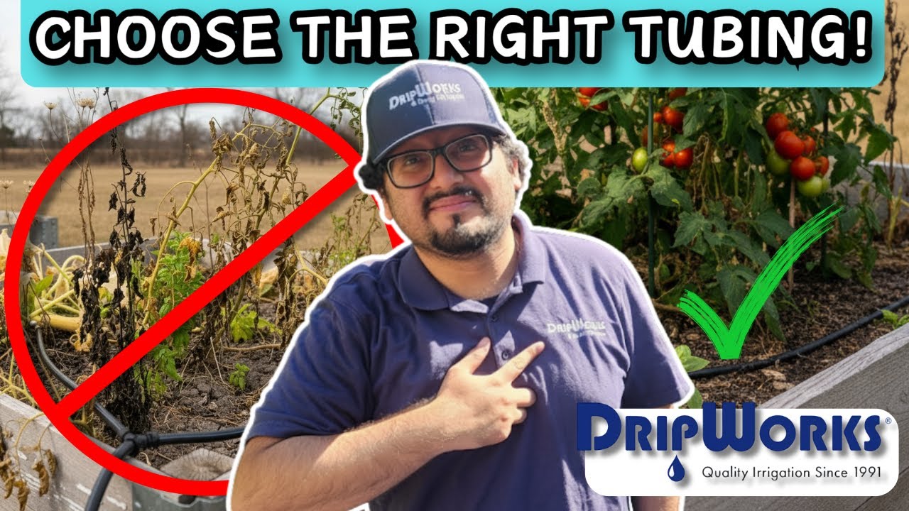 Which Drip Irrigation Tubing Size Do You REALLY Need? A Complete Guide.