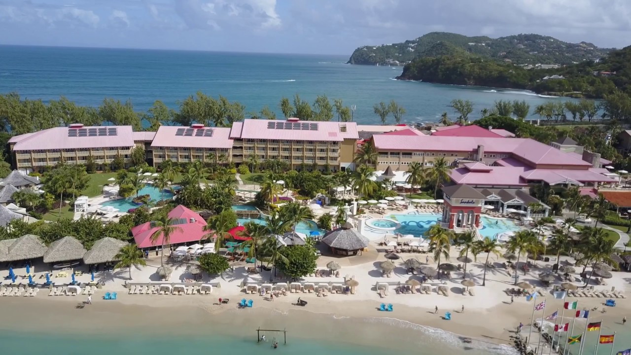 St. Lucia Sandals Grande Resort 2 - YouTube
