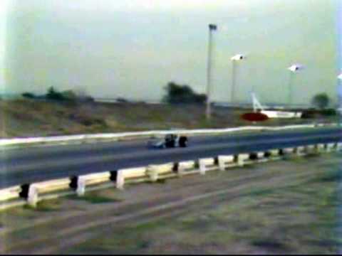 A series of top end clips from past the finish line at Orange County International Raceway, Irvine, CA, 1-10-1981. Included are Don Prudhomme, Jeb Allen, Gary Beck, Larry Sutton, Kenny Bernstein, Dale Pulde, Tom McEwen, Gary Shane, Mark Prudhomme, Dave Braskett, Gary Densham, John Force, George Schriber, Jim Dunn, Rodney Flournoy, Bryan Raines, Connie Kalitta, John Kimble, George Allen, and a few unknowns.