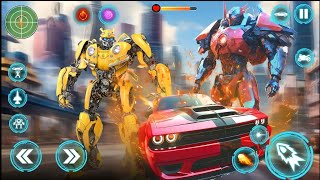 Robot Car 3D Transforming Monster Truck - Robot Battle Shooting Game - Android Gameplay screenshot 3
