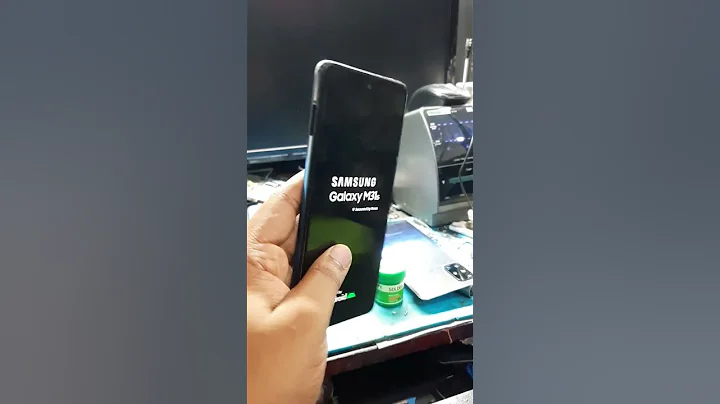 Samsung galaxy M31s hang logo hanging second skin not open today working#shorts