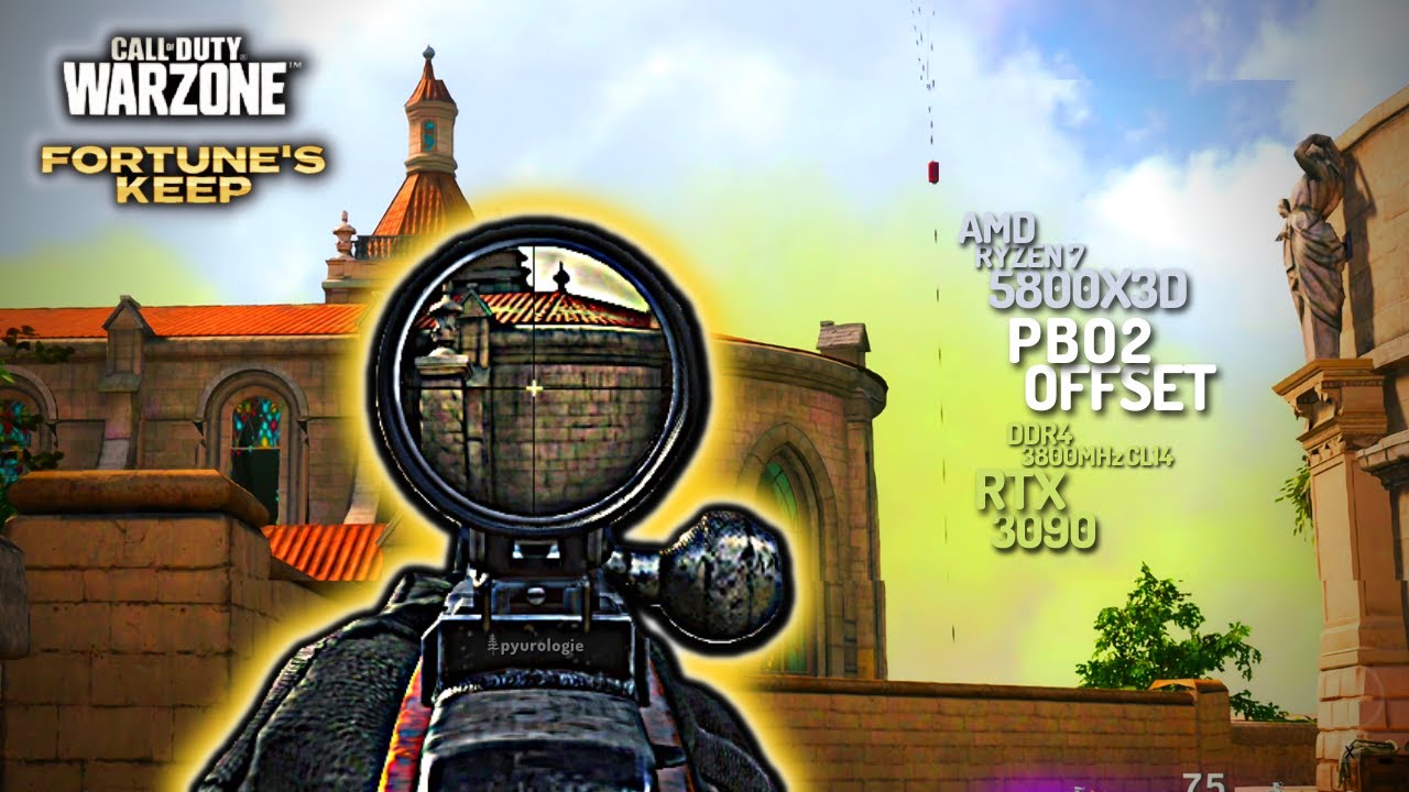 AMD R7 5800X3D (PBO2 Offset) + RTX 3090 COD Warzone Fortune's Keep