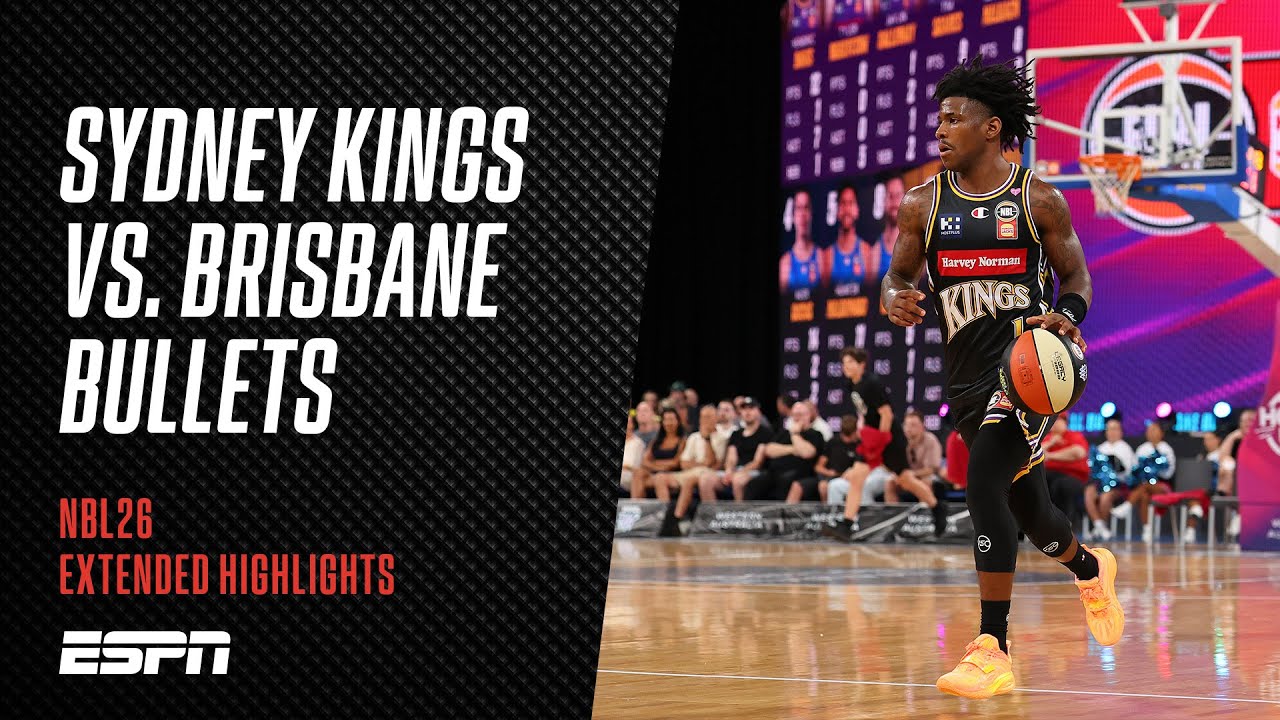NBL Mini: Sydney Kings vs. Brisbane Bullets | Extended Highlights