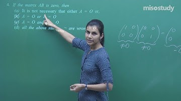 JEE Mathematics | 19. Matrices | JEE Main Pattern Questions Exercise | In Hindi | By Misostudy