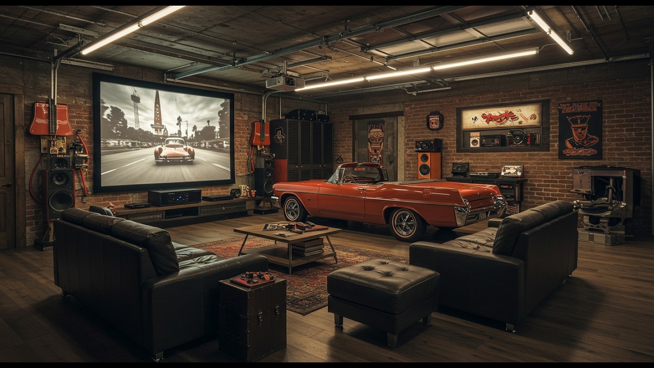 Man Cave Garage Into a Next-Level | Small Space, Big Impact