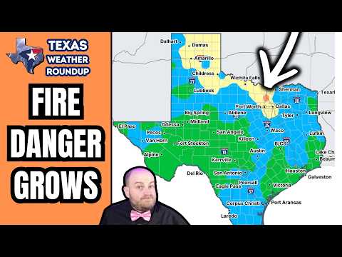 A Few Win the Rain Lottery; Most of Texas Stays Hot & Dry
