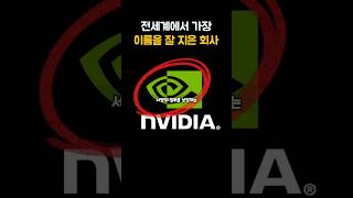 전세계에서 회사이름을 가장 잘 지은 회사 #엔비디아