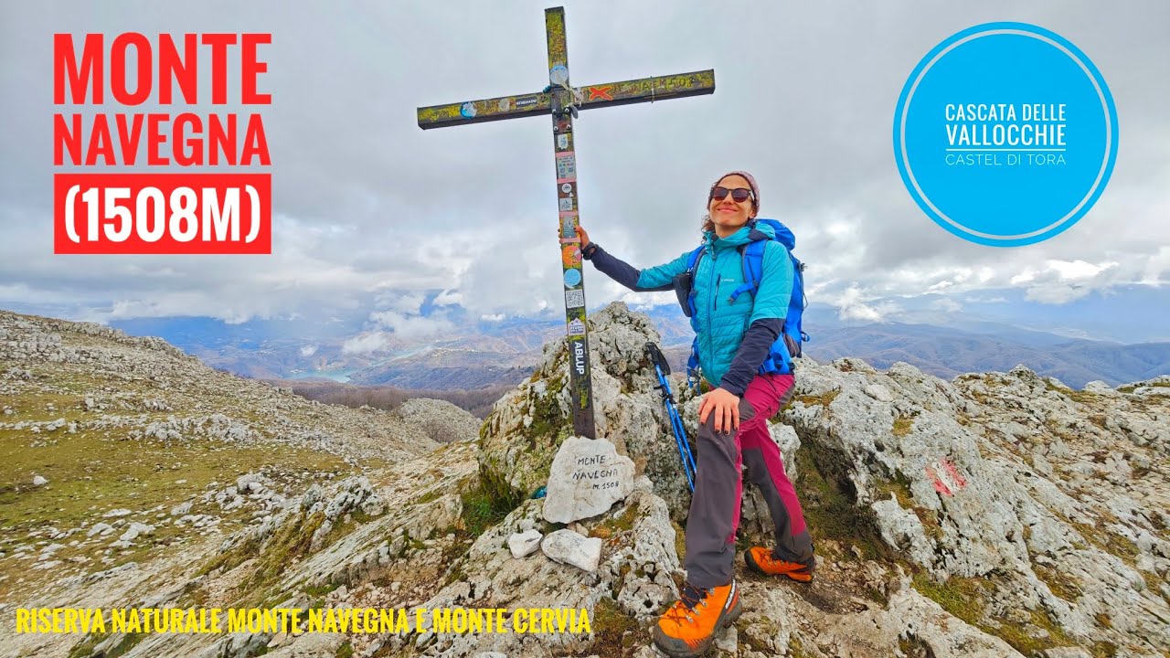 🏔️ MONTE NAVEGNA (1508m) e Cascata delle Vallocchie. Anello da CASTEL DI TORA, Rieti.