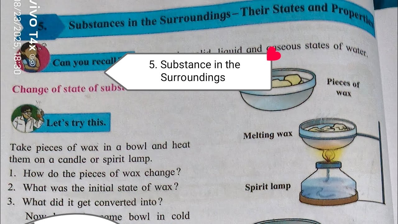 6th class /  5. Substance in the Surroundings their states and properties/   lecture 1....