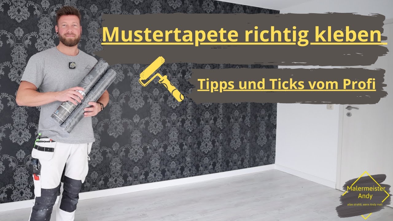 Mustertapete Richtig Kleben Vliestapete Kleben YouTube mustertapete-richtig-kleben-vliestapete-kleben-youtube