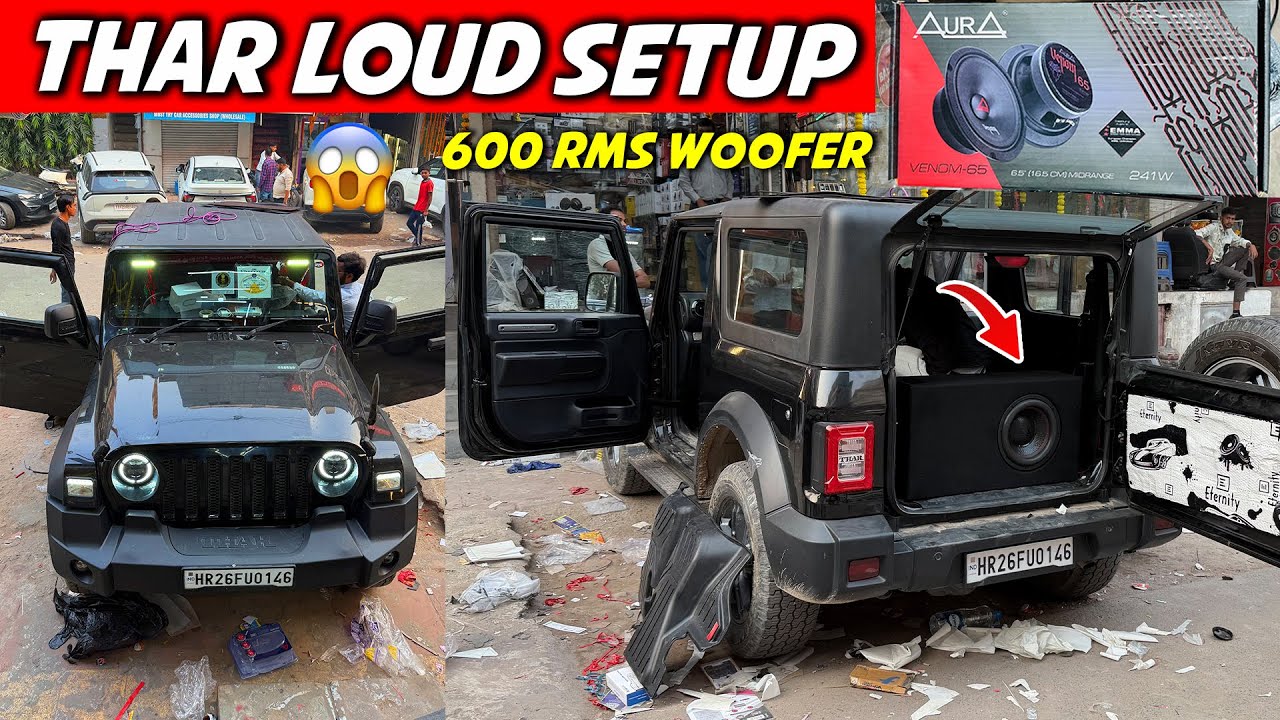 THAR LOUD AUDIO SETUP 🔊 | 600 RMS Subwoofer Bass Test 💥 Thar Audio Setup