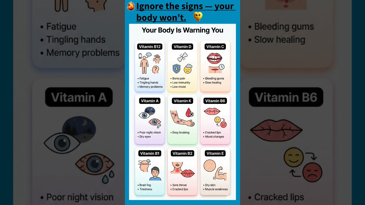 🔥Ignore the signs — your body won’t.🚨