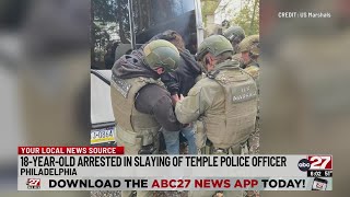 Bucks County man arrested in fatal Temple officer shooting