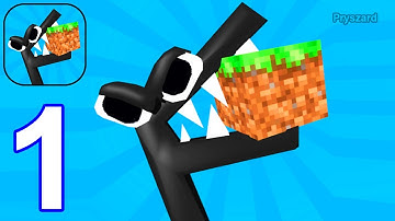 Alphabet Drop - Gameplay Walkthrough Part 1 Tutorial Level 1-14 Alphabet Lore (iOS, Android Gameplay