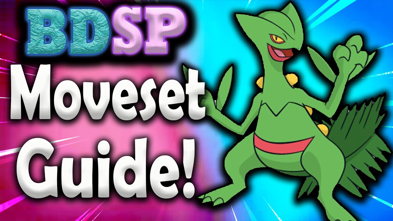 How to use SCEPTILE in BDSP! SCEPTILE BEST Moveset GuidePokemon