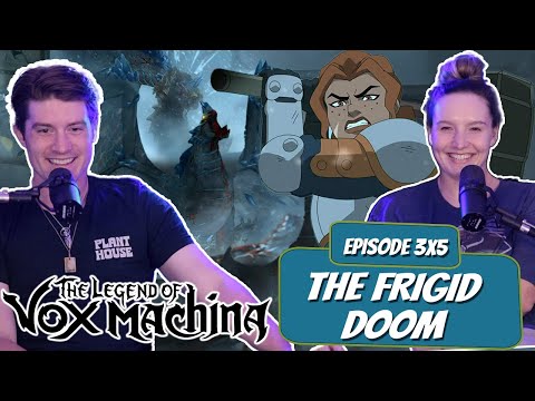 MOST CHAOTIC BATTLE YET! | Vox Machina Season 3 Married Reaction | Ep 3x5 "The Frigid Doom"