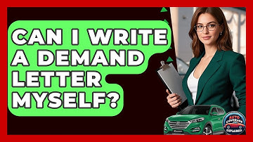Can I Write A Demand Letter Myself? - Auto Coverage Explained