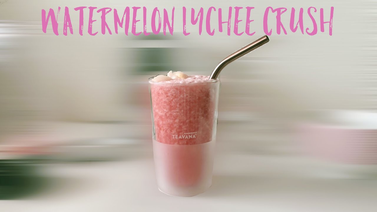 zz_yingg homecafe「家庭咖啡馆」,「홈카페」: Watermelon Lychee Crush