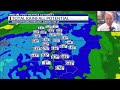 Chance of rain through Monday & then HOT!