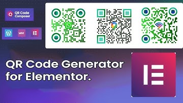 Elementor QR code Addon - WordPress QR code Plugin - - WordPress QR Code Generator