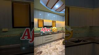 Luxury Kitchen Makeover | Before & After ✨ #interiordesign #kitchen #design