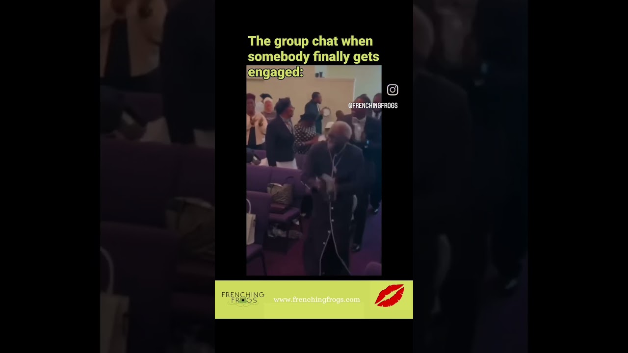 The group chat when somebody finally gets engaged... 💍 