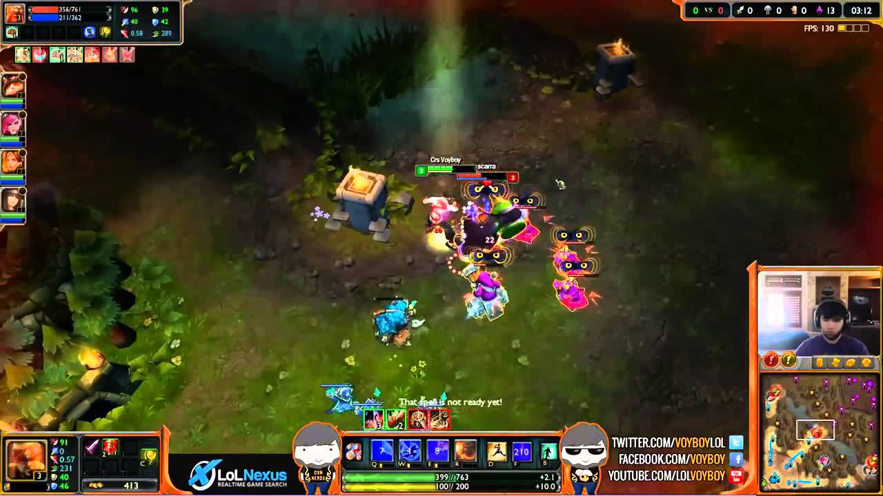 Voyboy's Lee Sin gets outplayed by Scarra's Gragas