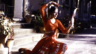 Allahabad India 1968 - Bharatnatyam style dance (color super 8mm film)