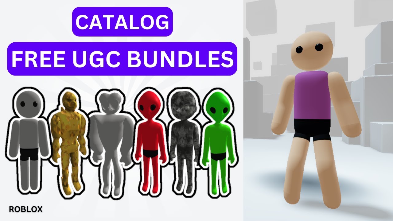 All 24 Free UGC Bundles in Roblox Catalog - YouTube