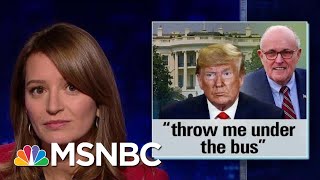 Trump Throws Rudy Giuliani Under The Bus With New Ukraine Comments | The Last Word | MSNBC