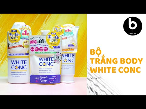 Video Review Chi Tiết Bộ Dưỡng Trắng Body White Conc - youtube