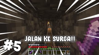 Gue Buat Jalan Kereta Api Sepanjang 10.000 Block di Minecraft Survival Indonesia #5