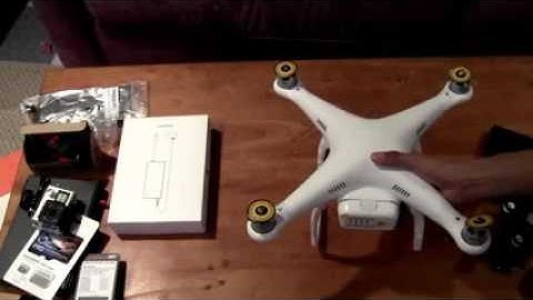 Unboxing  DJI Phantom 2 with Zenmuse H4 3D Gimbal For GoPro